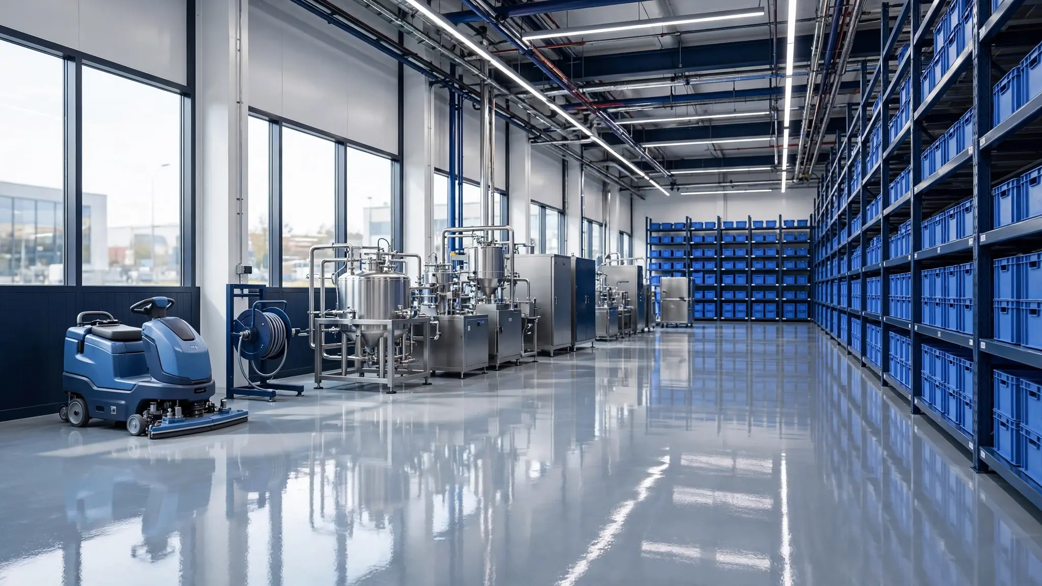 Factories cleaning services by Cleanora GmbH