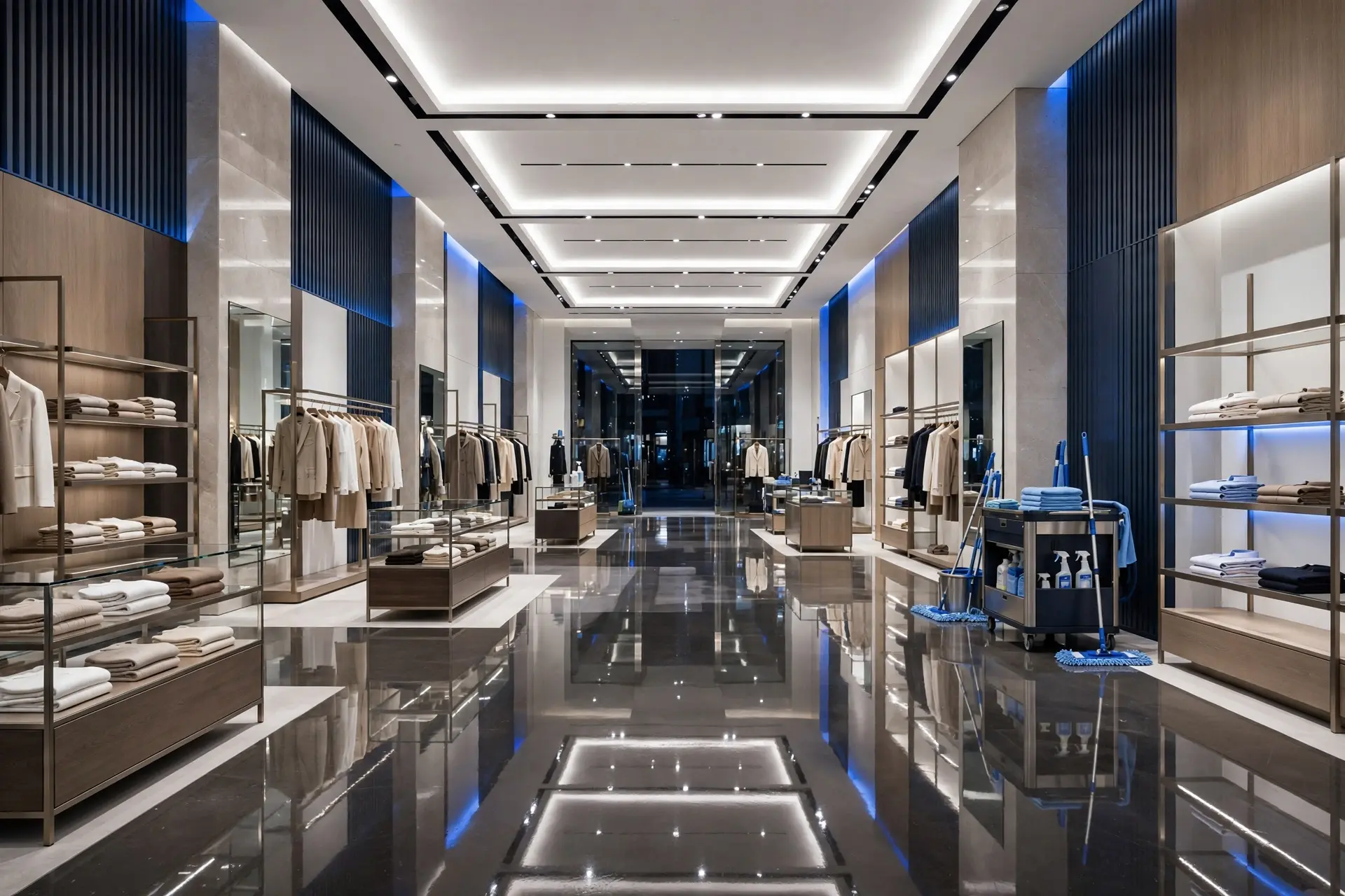 Retail cleaning services by Cleanora GmbH